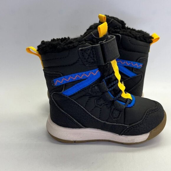 Merrell Unisex-Child Snow Crush 3.0 Jr Waterproof Boot Size 4  Blue Hook & Loop - Picture 6 of 13